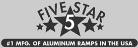 Aluminum ramps, aluminum ramp, ramps, ramp, Welcome to Five Star Manufacturing, Inc., the number one manufacturer of aluminum ramps in the USA and original manufacturers of aluminum body shop equipment