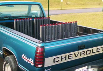 stationary or portable windshield rack
