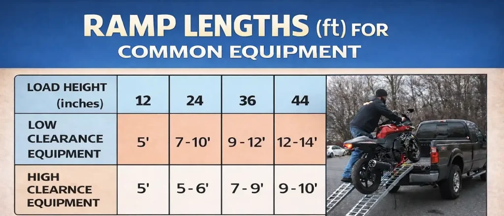 loading ramp calculator